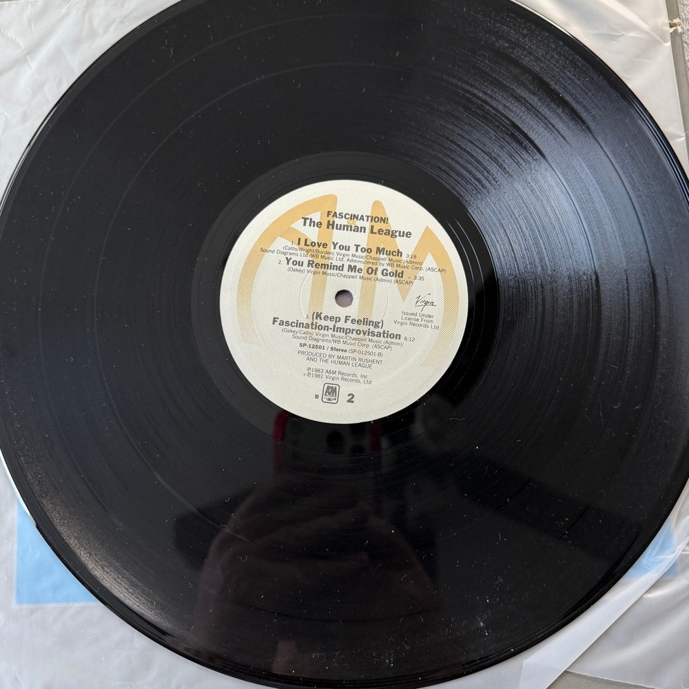 The Human League Fascination! EP Vinyl Record 1983 A&M SP-12501 80s Synth Pop - Picture 4 of 5